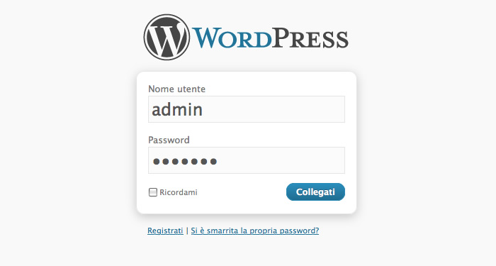 wordpress guida